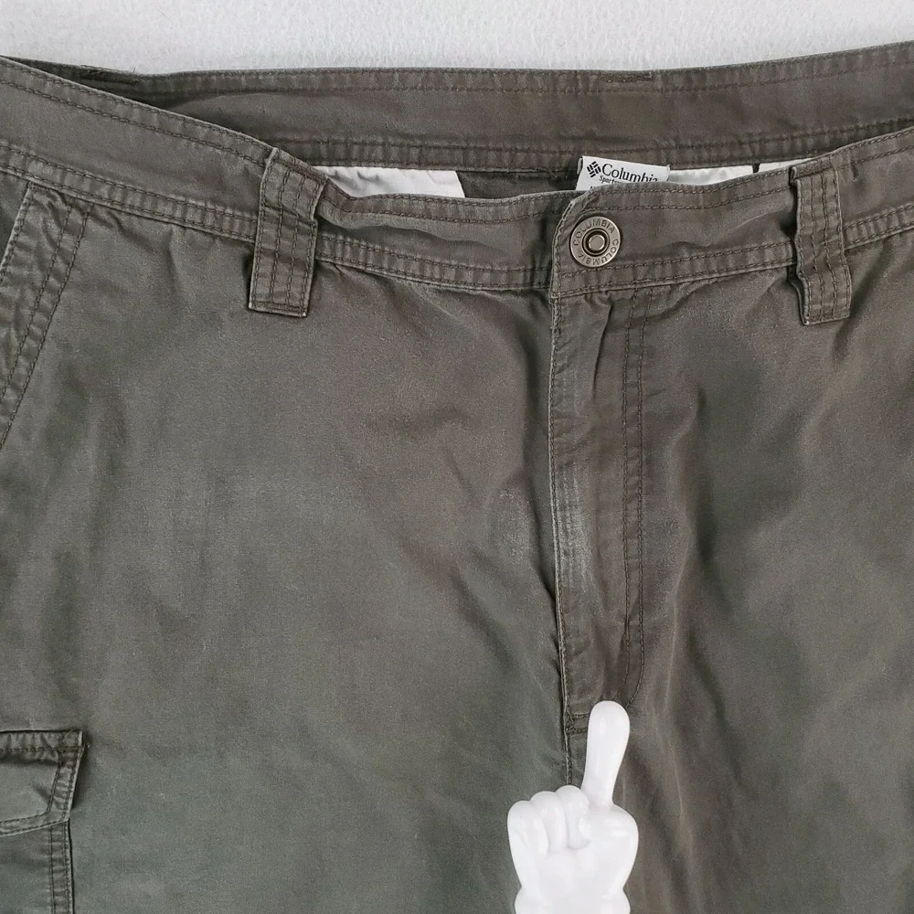 Columbia Shorts Mens 38 Gray Cargo Utility Field Hiking‎ Outdoor 9